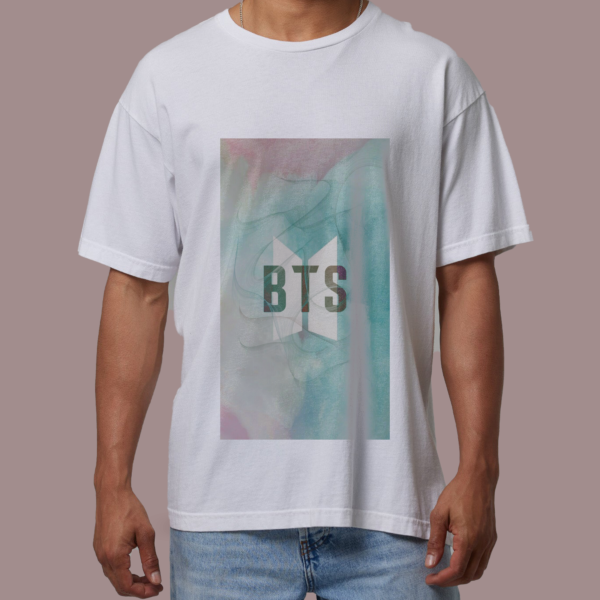 K-Pop Legends Graphic Drop Shoulder White Tee