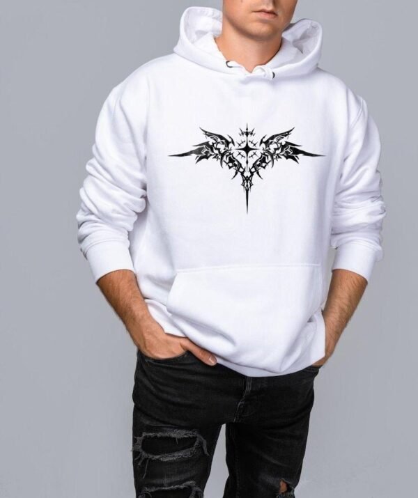 Queen Card Graphic Printed Kangaroo Style Hoodie